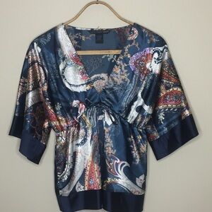 Saint Tropez West | Flowy Top with Elastic Waist